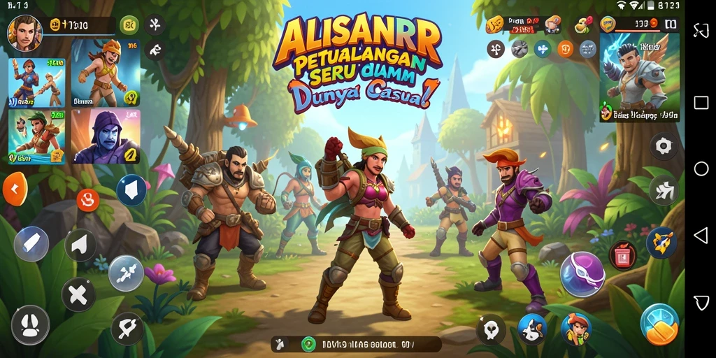 Tampilan gameplay seru di ALISANRP dengan aksi menarik.