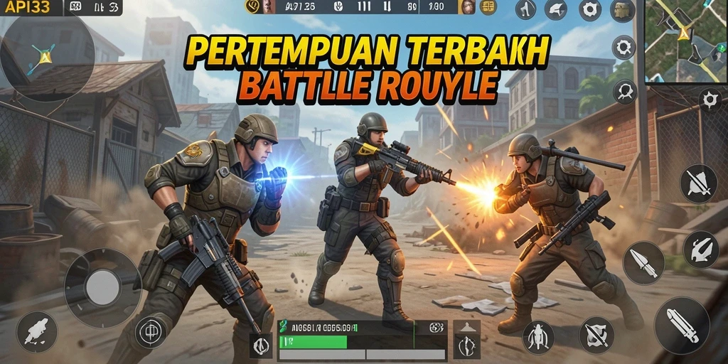 Gameplay Battle Royale yang mendebarkan dalam API33.