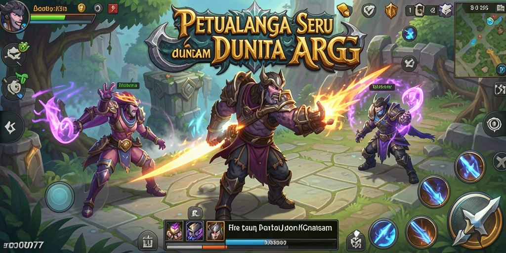 Tampilan gameplay C0077 dengan pertempuran seru dan grafis menawan.
