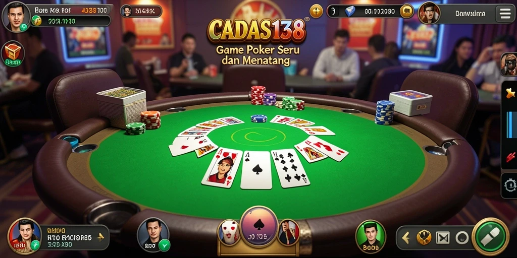 Tampilan gameplay seru dan mendebarkan di CADAS138, cocok untuk penggemar Poker.