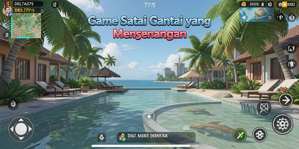 Screenshot utama DELTA575 menunjukkan momen seru gameplay Casual.