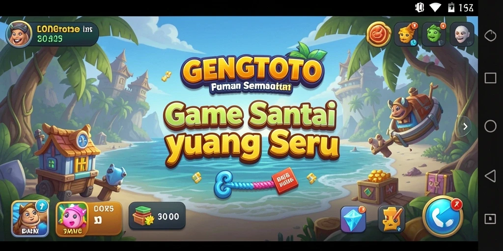 Tampilan gameplay seru GENGTOTO dengan berbagai tantangan menunggu.