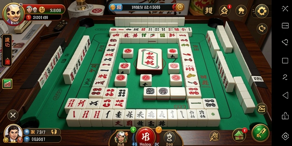 Screenshot gameplay IN88 menampilkan tantangan Mahjong yang mengasyikan.