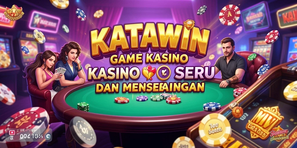 Screenshot utama KATAWIN menampilkan gameplay kasino yang menarik dan interaktif.