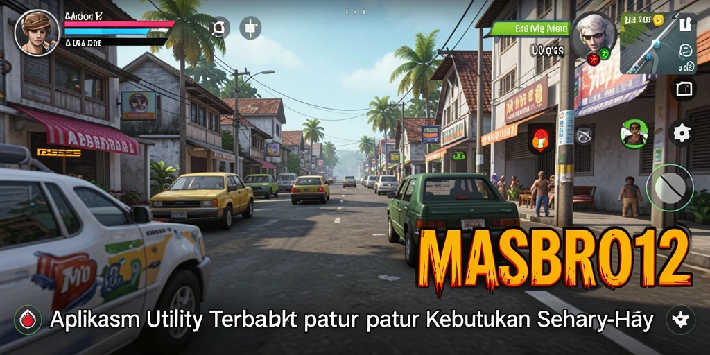 Tampilan antarmuka pengguna MASBRO12 yang modern dan fungsional.
