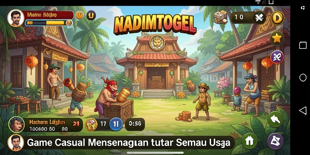 Gameplay seru dan menantang di NADIMTOGEL.