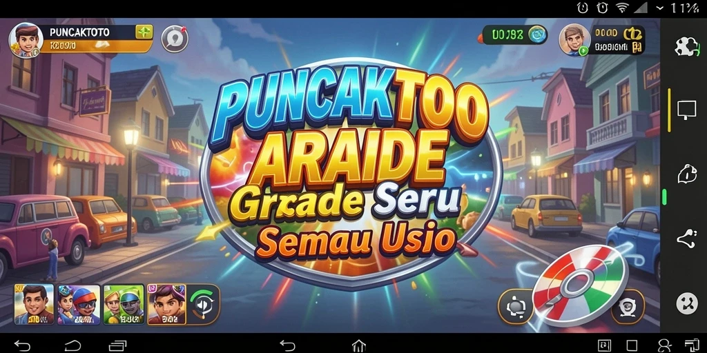 Tampilan gameplay PUNCAKTOTO yang seru dan penuh aksi.