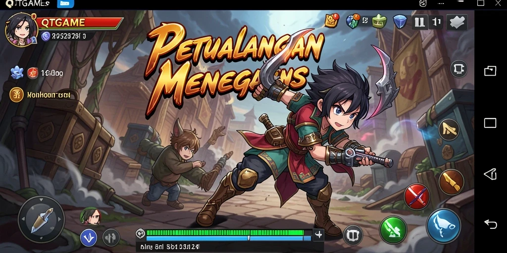 Tampilan gameplay anime yang memukau dan penuh warna.