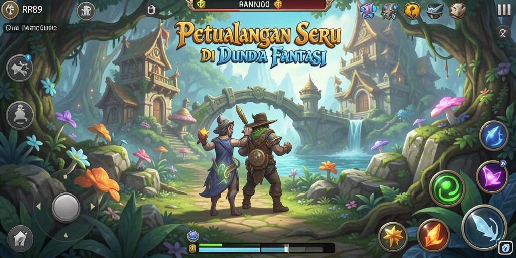Gameplay RR89 menampilkan aksi petualangan seru yang memukau.