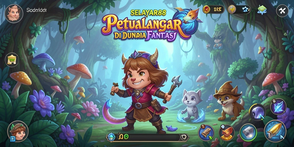 Tampilan gameplay <strong>SELAYAR88</strong> yang menarik dengan suasana petualangan yang memukau.