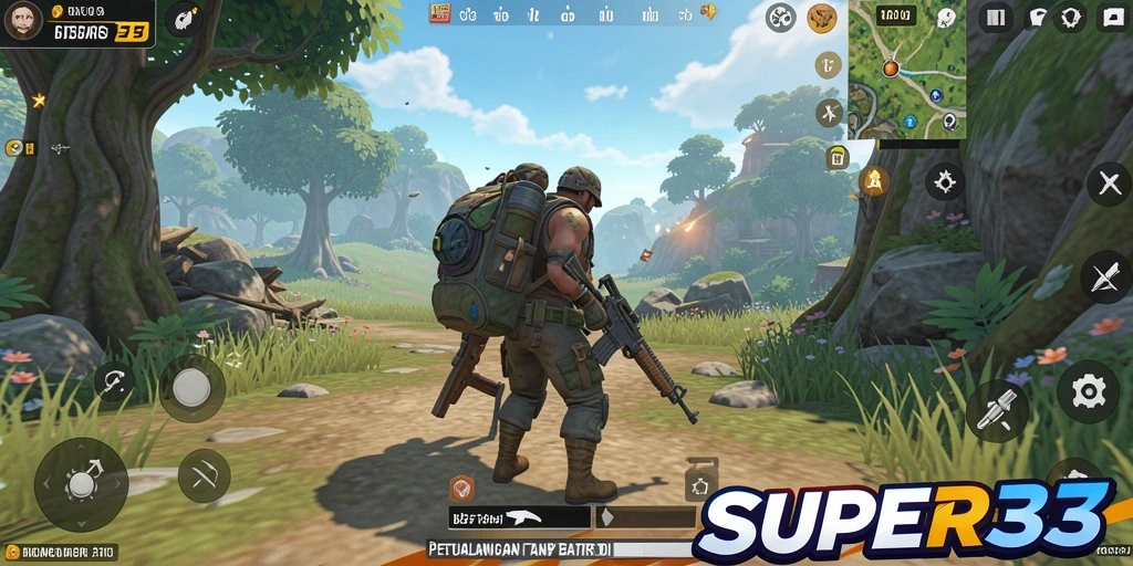 Gameplay Open World yang menakjubkan dan imersif di SUPER33.